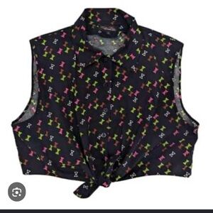 Trashy Diva Hourglass Dolly Tie top. Size 12